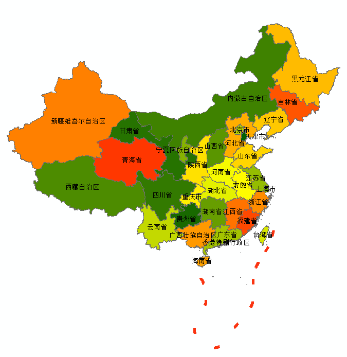 分省数据